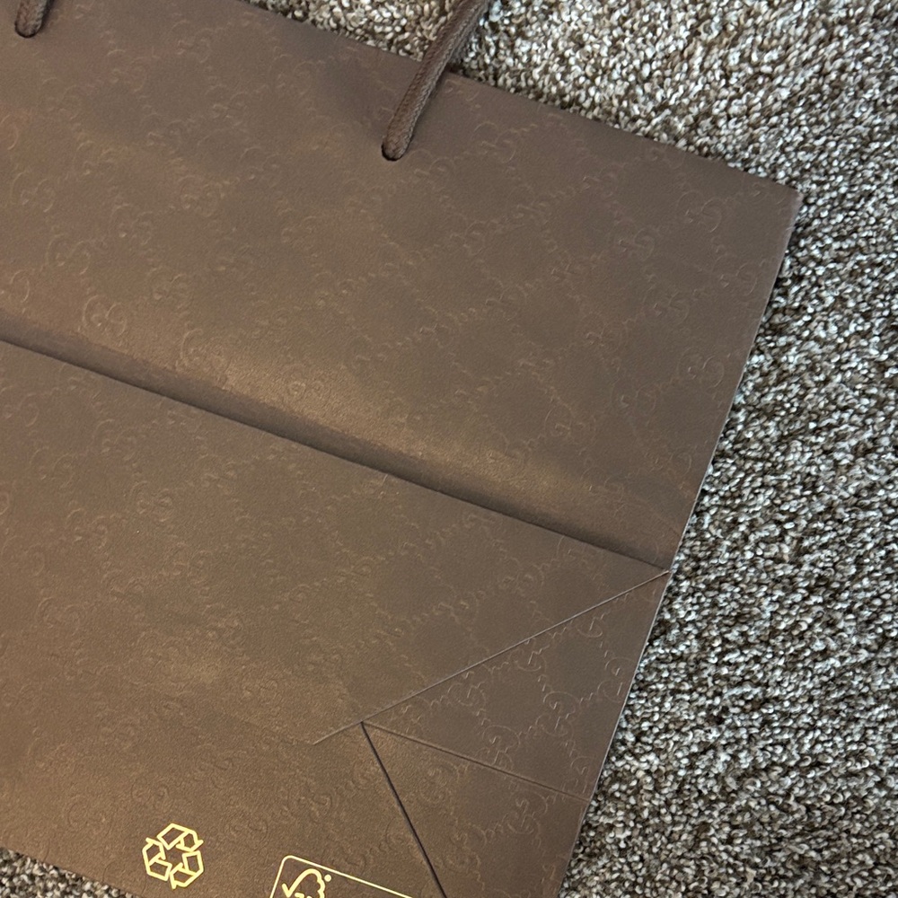 Gucci Dark Brown Logo Tote - Picture 8 of 10